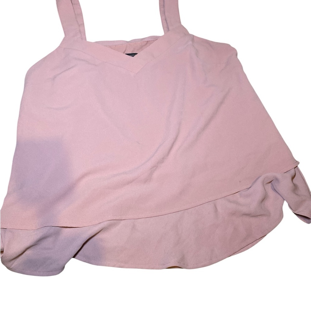 Banana Republic Light Pink Layered Tank Top